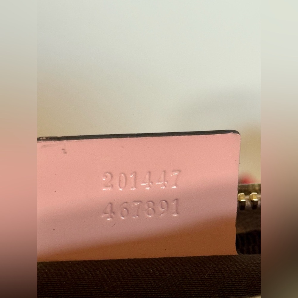 Stunning Gucci GG Supreme Canvas Crossbody Camera Bag Beige Pink - Picture 15 of 16